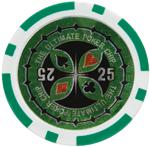 Фишки для игры в покер Ultimate номиналом 25 (25шт)