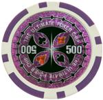 Фишки для игры в покер Ultimate номиналом 500 (25шт) - 209625