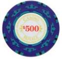 Фишки для игры в покер Casino Royale с номиналом 500 (25шт) - 209641