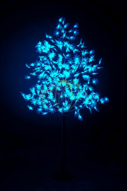 Светодиодное дерево "Клён", высота 2,1м, диаметр кроны 1,8м, синие светодиоды, IP 65, понижающий трансформатор в комплекте, - 197499