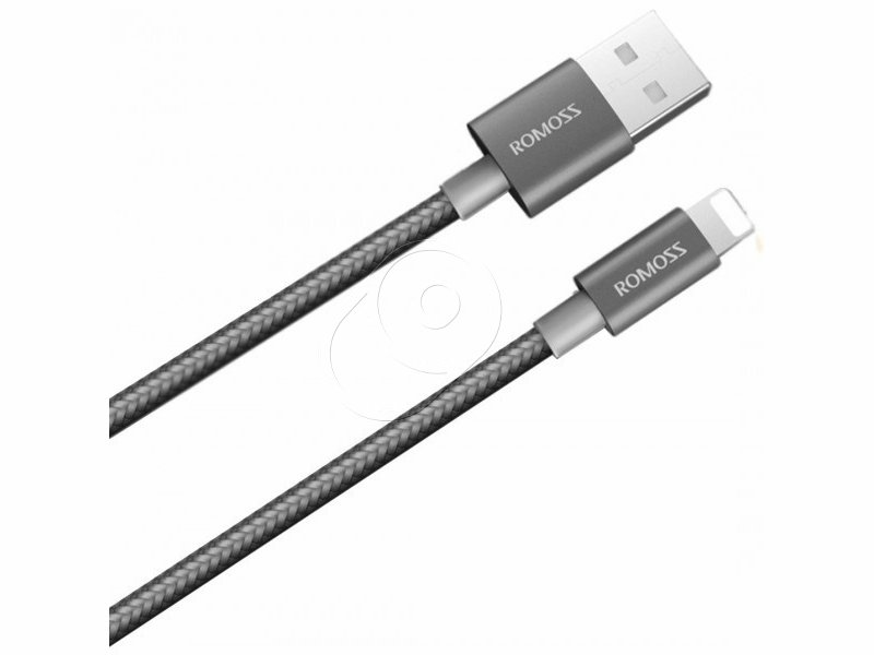 Кабель USB - Lightning MD818ZM/A, MQUE2ZM/A (Romoss) серый