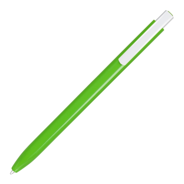 ELLE, ручка шариковая, светло-зеленый/белый, пластик - 203487