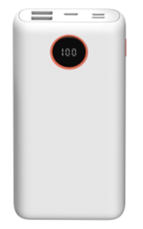 Универсальный аккумулятор TRINITY 30, 30000 мАч, 3,7В, белый - 428030
