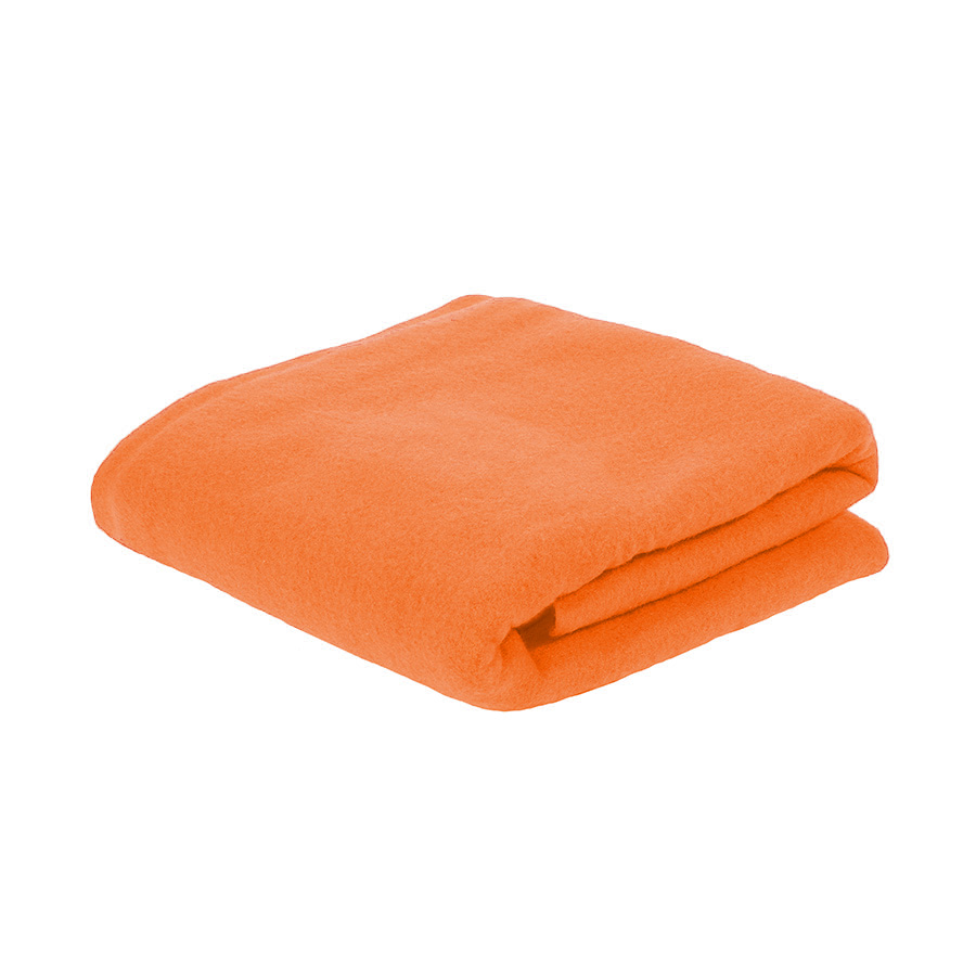 Плед PLAIN, оранжевый, 100х140 см, флис 150 гр/м2 - 427998