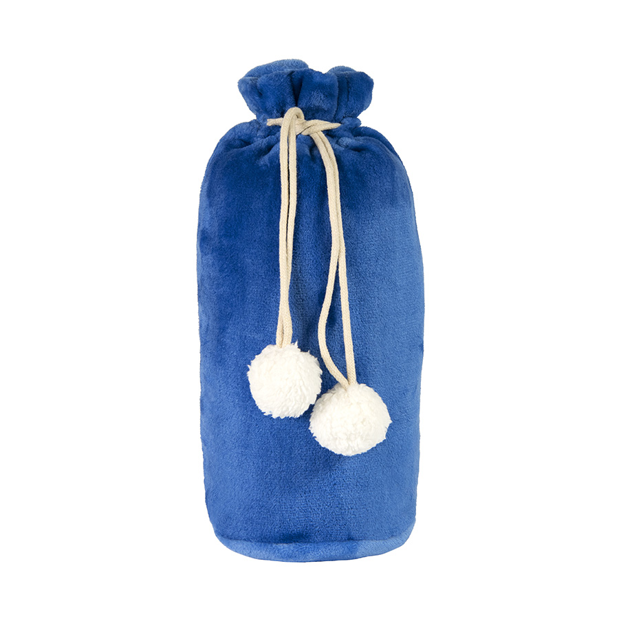 Плед GRADIENT в подарочном мешке, синий, 130х150 см, фланель 280 гр/м2 - 428002