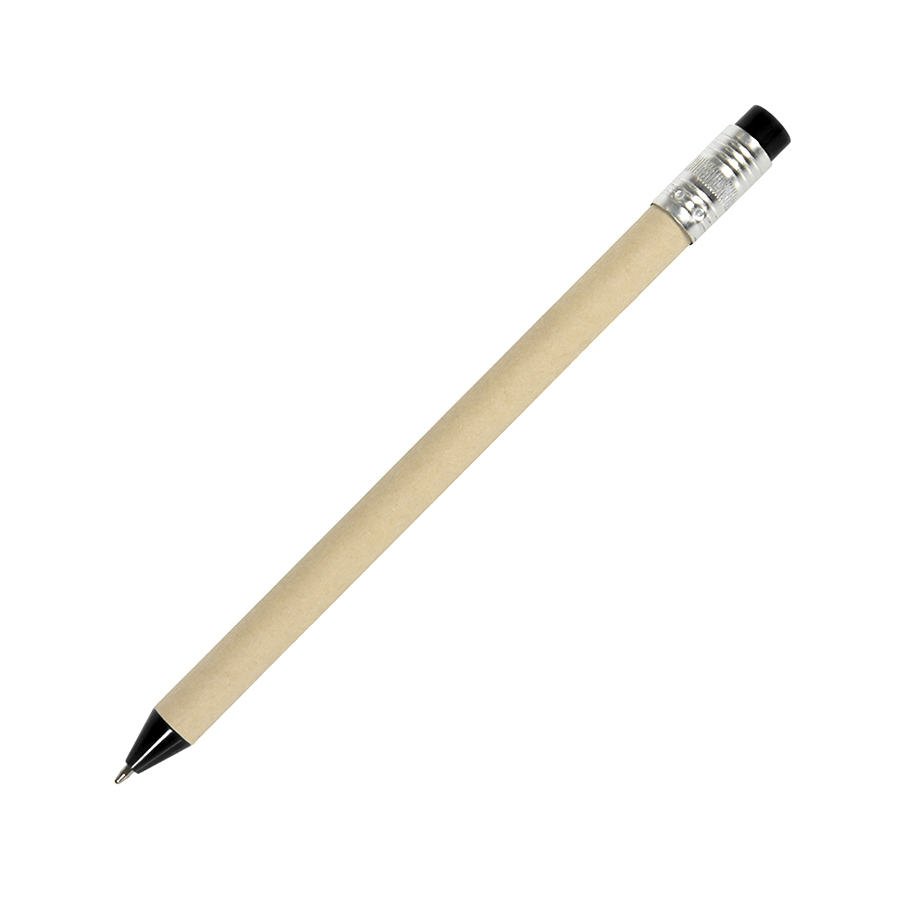 N12, ручка шариковая, черный, картон, пластик, металл - 427958