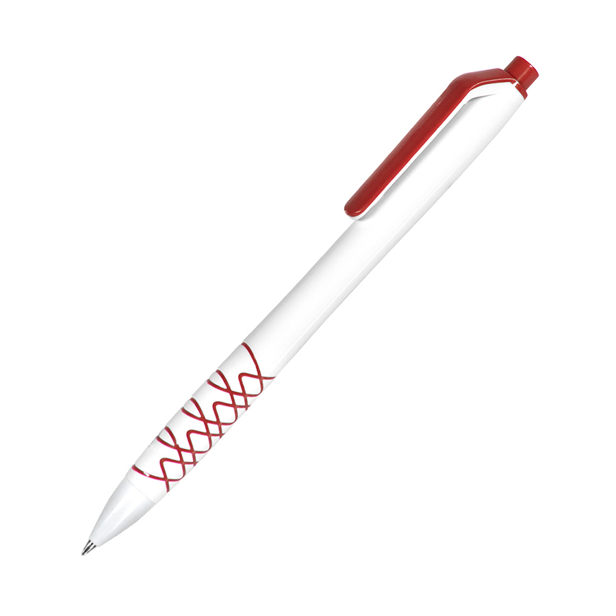 N11, ручка шариковая, красный, пластик - 427871