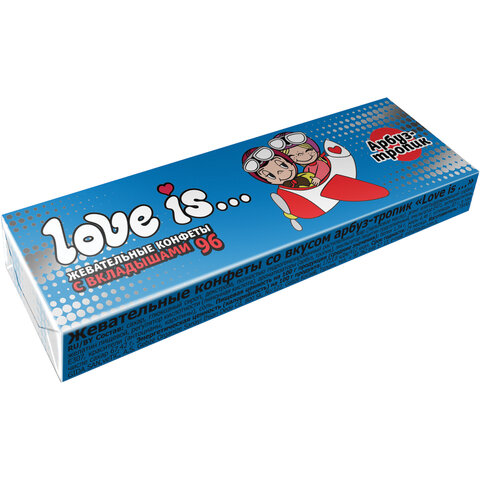 Жевательная конфета LOVE IS со вкусом Арбуз-тропик, 25 г, 70291 - 536220