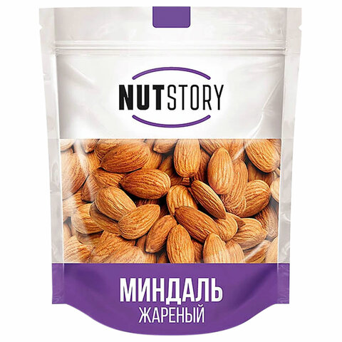 Миндаль NUT STORY жареный, 150 г, пакет, РОС004 - 584820