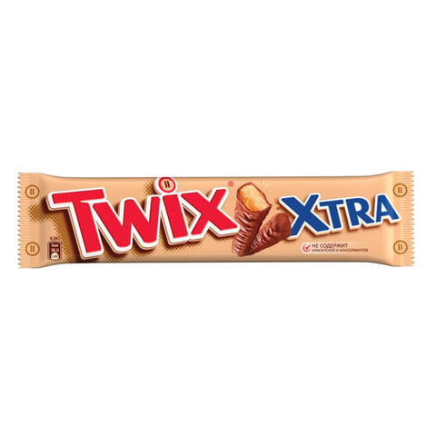 Шоколадный батончик TWIX (Твикс) "Extra", 82 г, 10149781 - 584891