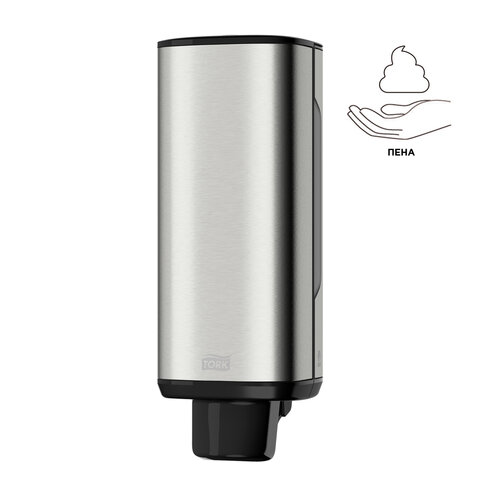 Дозатор для жидкого мыла-пены TORK (Система S4) Image Design, 1 л, металлический, 460010