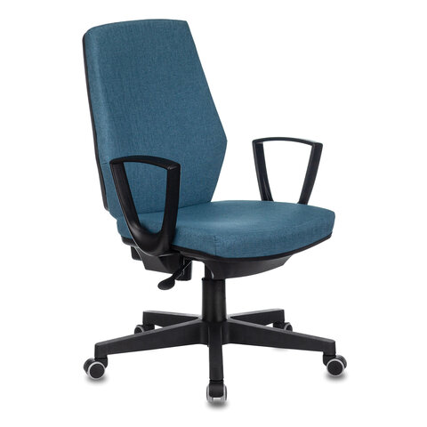 Кресло CH-545, с подлокотниками, ткань, синее, 1504022 - 578543