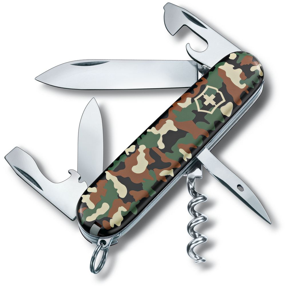 Офицерский нож Spartan 91, зеленый камуфляж - 426596