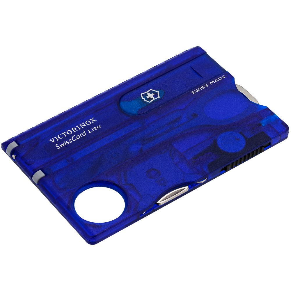 Набор инструментов SwissCard Lite, синий - 426735