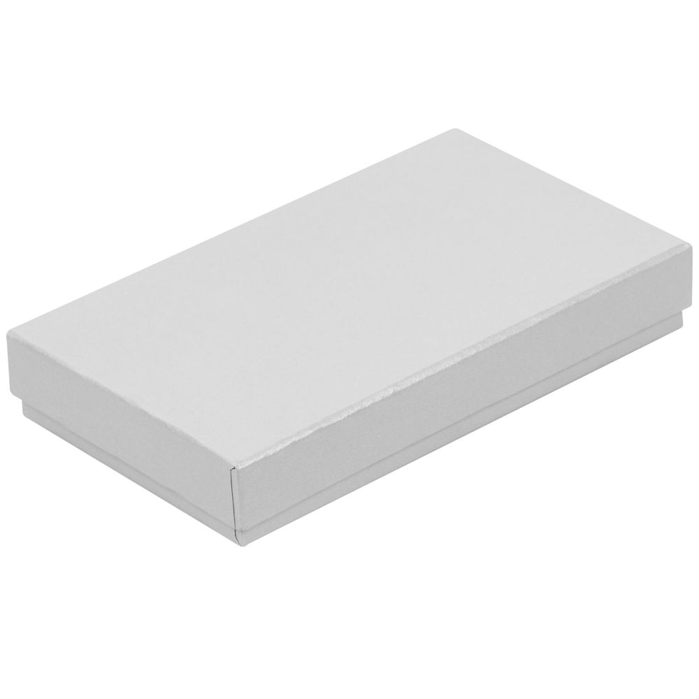 Коробка Slender, малая, серебристая, 17,2х10,3х2,9 см, переплетный картон - 202671
