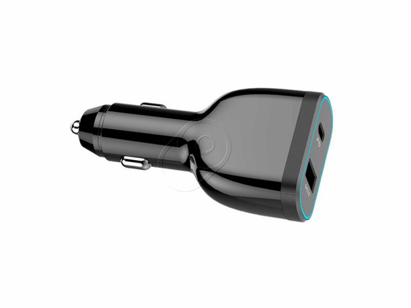 Автомобильное зарядное устройство USB+Type-C (60W) Quick Charge