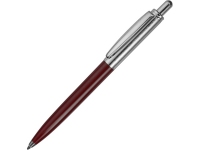 Ручка металлическая шариковая «Карузо», бордовый/серебристый