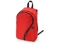 Рюкзак «Смарт», красный/черный, полиэстер 600D