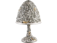 Лампа «Принцесса Аквитании», литьевой мрамор (специальный композитный материал)/серебро