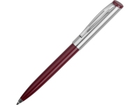 Ручка металлическая шариковая «Карнеги», бордовый/серебристый