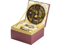 Подарочный набор «Мона Лиза»: блюдо для сладостей, две кружки, фарфор