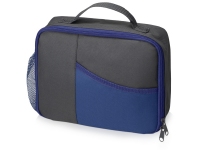 Изотермическая сумка-холодильник «Breeze» для ланч-бокса, серый/синий, 600D полиэстер, PEVA