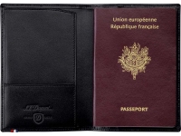 Обложка для паспорта, S.T. Dupont, гладкая телячья кожа