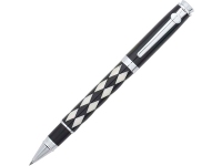 Ручка-роллер «Стратегия», черный/белый/серебристый