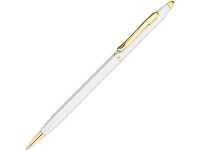 Ручка металлическая шариковая «Женева», белый, металл