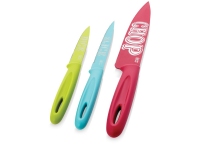 Набор ножей от Jamie Oliver, зеленое яблоко/голубой/красный