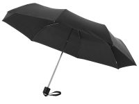 Зонт складной «Ida», черный, полиэстер/металл/пластик