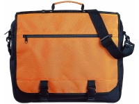 Конференц сумка для документов «Anchorage», оранжевый/черный, полиэстер