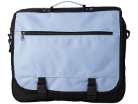 Конференц сумка для документов «Anchorage», голубой/черный, полиэстер