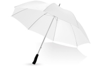 Зонт-трость «Winner», белый/черный/серебристый, полиэстер/металл