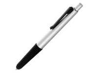 Ручка-стилус шариковая «Gumi», серебристый/черный, пластик