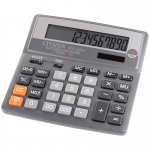 Калькулятор настольный Citizen SDC-640II, 14 разр., двойное питание, 156*159*32мм, серый