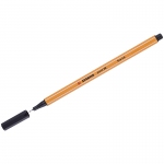 Ручка капиллярная Stabilo "Point 88" черная, 0,4мм