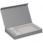 Коробка Horizon Magnet под ежедневник, флешку и ручку, серая, 30,6х18,3х3,7 см