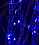 Гирлянда "Branch light", 1,5м., 12V, проволока, синий
