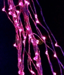Гирлянда "Branch light", 1,5м., 12V, розовый шнур, розовый