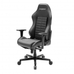 Игровое кресло DXRacer D-серия OH/DJ188/N натур.кожа (Цвет обивки:Черный, Цвет каркаса:Черный)