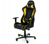 Игровое кресло DXRacer F-серия OH/FE08 (Цвет обивки:Желто/черный, Цвет каркаса:Черный)