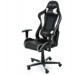 Игровое кресло DXRacer F-серия OH/FE08 (Цвет обивки:Черный/Белый, Цвет каркаса:Черный)