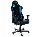 Игровое кресло DXRacer F-серия OH/FE08 (Цвет обивки:Черно-синий, Цвет каркаса:Черный)