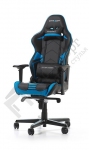 Игровое кресло DXRacer R-серия OH/RV131 (Цвет обивки:Черно-синий, Цвет каркаса:Черный)
