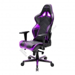 Игровое кресло DXRacer R-серия OH/RV131 (Цвет обивки:Черный с фиолетовым, Цвет каркаса:Черный)