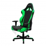 Игровое кресло DXRacer R-серия OH/RE0 (Цвет обивки:Зелено/черный, Цвет каркаса:Черный)
