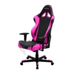 Игровое кресло DXRacer R-серия OH/RE0 (Цвет обивки:Черный с розовым, Цвет каркаса:Черный)