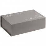 Коробка Frosto, S, серая, 27х18,5х8,5 см; внутренние размеры: 26,5х18х8 см