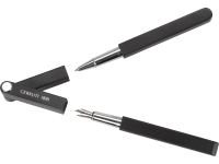 Подарочный набор «Flap»: ручка-роллер, ручка перьевая, Cerruti 1881, латунь/лаковое покрытие